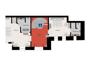 Villa Ménerbes Pianta del piano 43