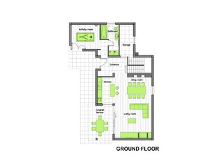 Villa Barban Grondplan 35
