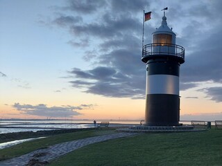 Abendstimmung in Wremen beim kleinen Preussen