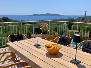 Villa Rosa - Terrasse mit Panoramablick