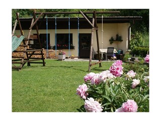 Haus Steinröschen Garten Seefeld in Tirol