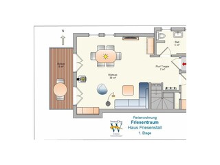 Appartamento per vacanze Wangerooge Registrazione all'aperto 19