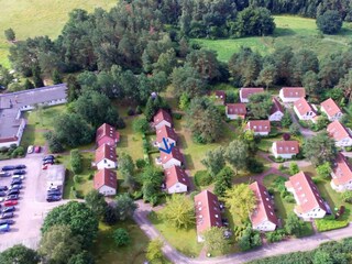 Blick von oben auf den Ferienpark