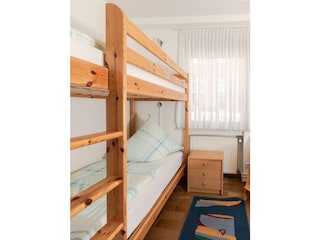 Schlafzimmer mit Etagenbett
