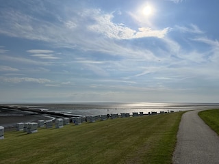 Ferienhaus Relax: Blick Richtung Stinteck