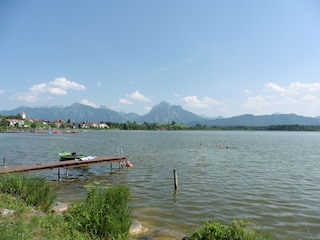 unser eigener  Badesteg