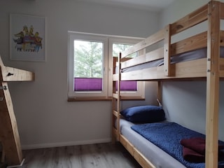 Kinderzimmer mit Etagenbett