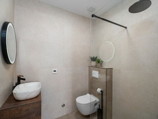 A Family bathroom No. 1 with a shower