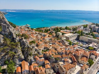 Small Mediterranean town Omiš with his great history an