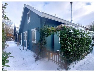The witch's cottage in winter time