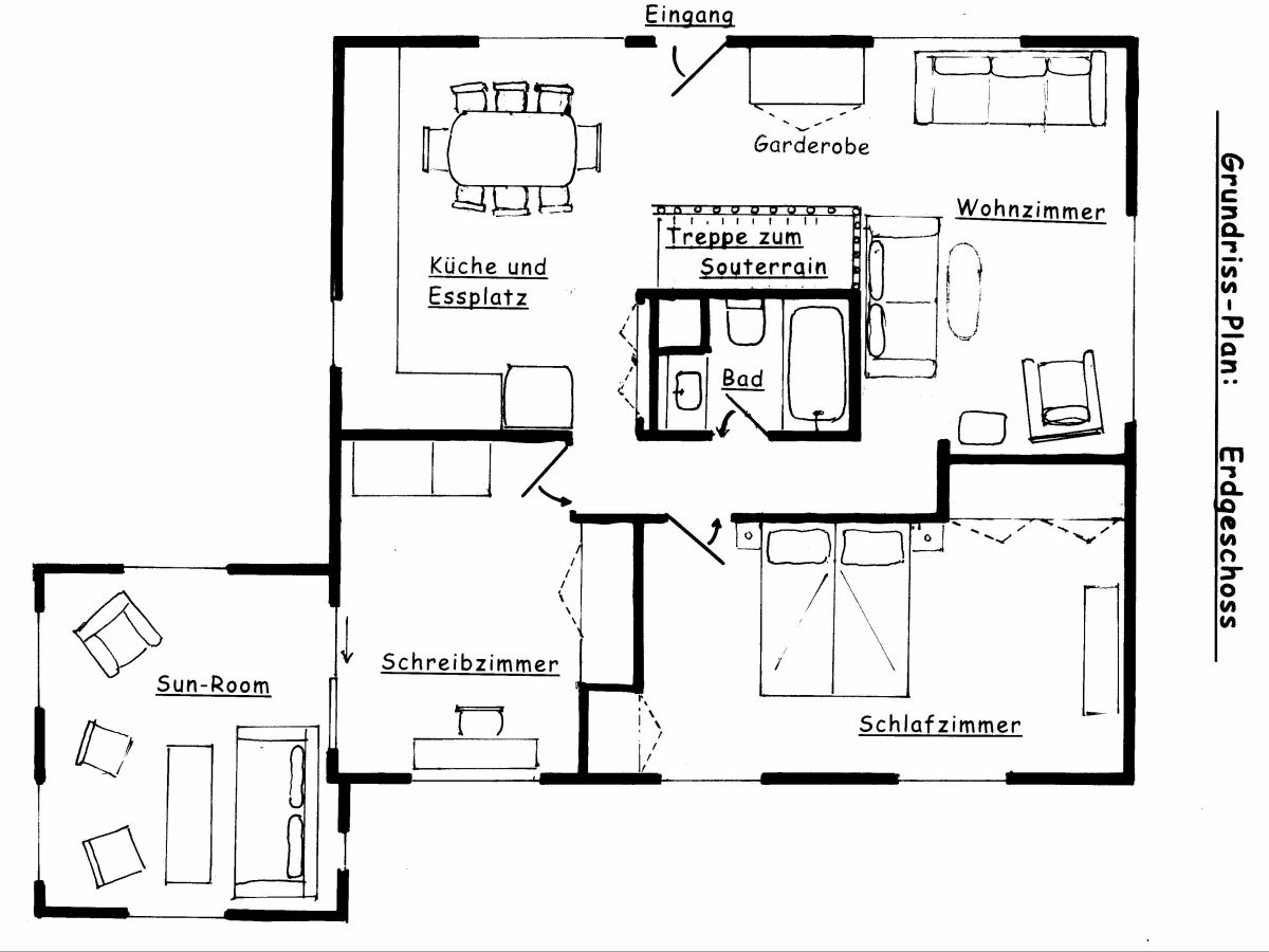 Grundriss-Plan  Erdgeschoss