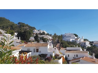 Blick von Westen des dorfähnlichen Resorts nach Osten