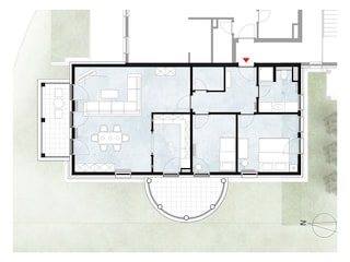 Grundriss Wohnung "Backbord"
