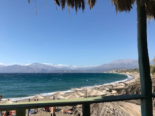 Blick auf den Comosbeach