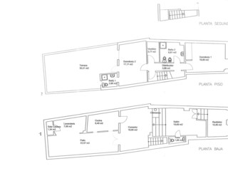 Grundriss Erdgeschoss und 1. Obergeschoss