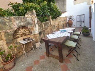 Großer Patio - Platz für Alle