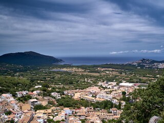 Blick auf Capdepera und Cala Rajada