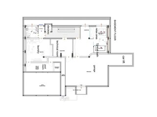 Villa Salò Pianta del piano 36