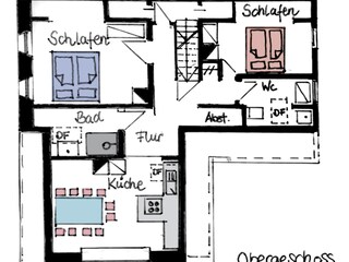 Vakantiehuis Creglingen Grondplan 36