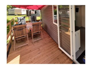 Terrasse am Chalet Fuchs