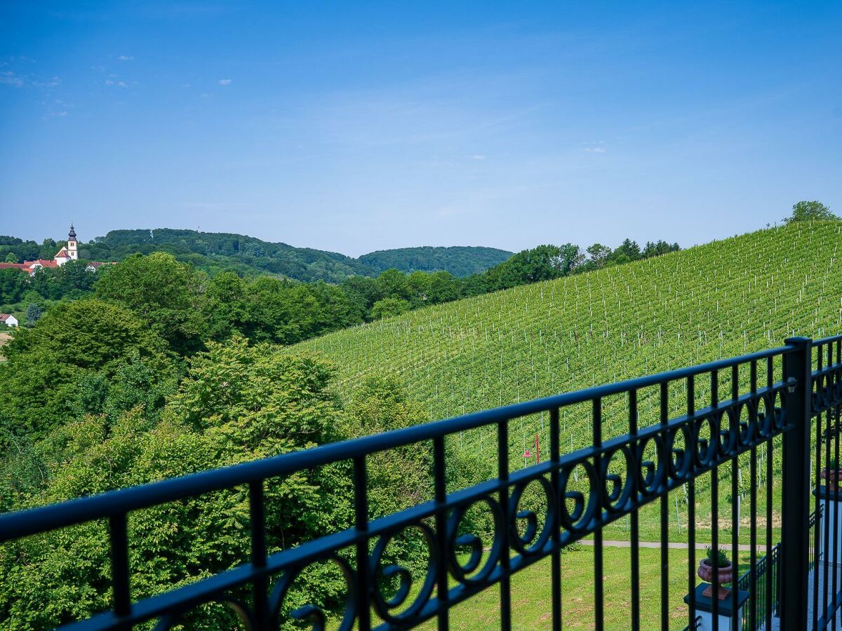 Ausblick vom Balkon