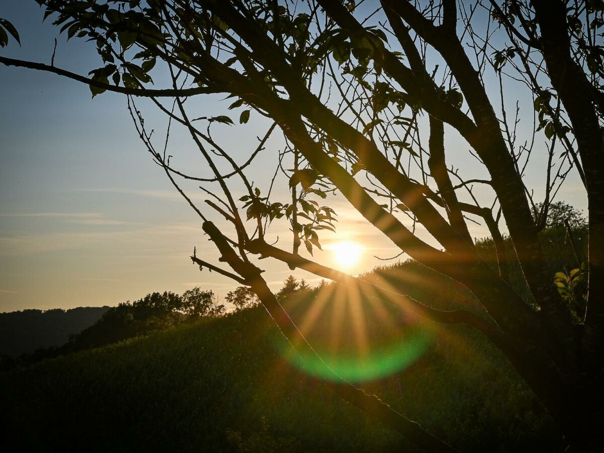 Sonnenuntergang bei der Residenz Styrian Toskana