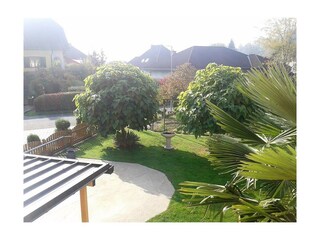 Gartenansichte Ferienwohnung Gaspar