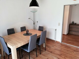 Ferienwohnung Thermenland Eßbereich Küche