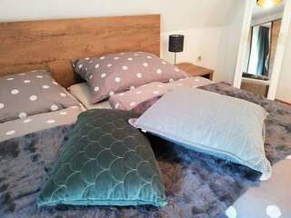 Ferienwohnung Thermenland Schlafzimmer Detail