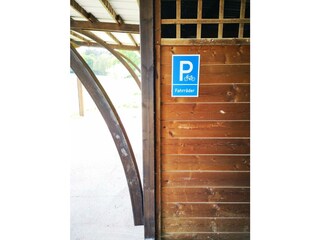 Parken (abschließbar) für Fahrräder