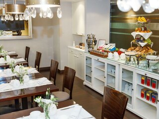 Guten Morgen beim Buffet