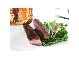 Ente mit Erdnussbutter wilder Brokoli