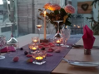 Candlelight Dinner im Restaurant