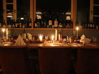 weihnachtlich im Restaurant