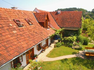 Blick zum Innenhof Altes Gehöft
