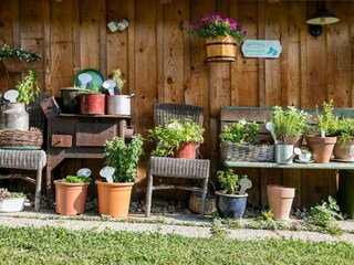 Kräuterecke Altes Gehöft Steiermark