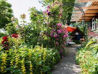 Romantikstöckl Terrasse Altes Gehöft Lormanberg