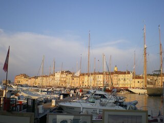 view to the port of St tropez