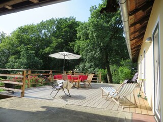 Terrasse vor Esszimmer