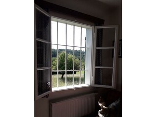 Ausblick aus dem Wohnzimmer