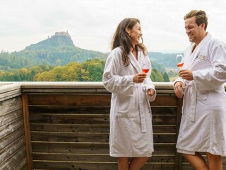 Balkon Doppelzimmer Burgblick