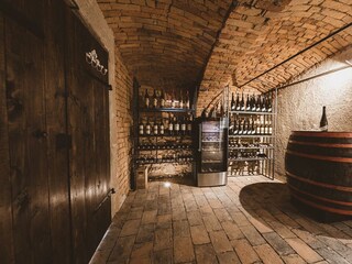 Der Refugium-Weinkeller mit erlesenen Weinen
