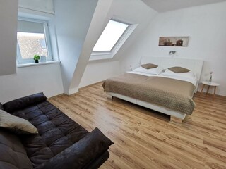 Schlafzimmer im City-Appartement 2