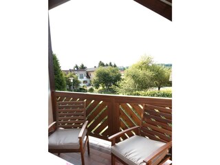 Aussicht vom Balkon