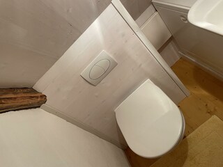 WC neben dem Schlafzimmer