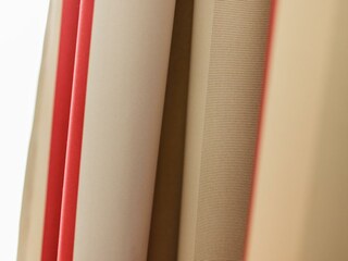 Detail Farben Vorhang rot