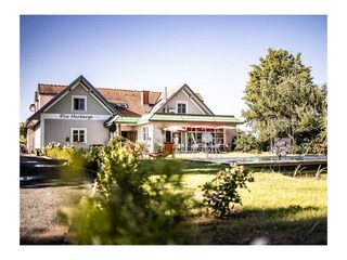 Hausansicht Die Herberge Loipersdorf