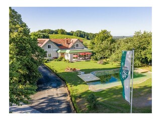 Hausansicht Die Herberge Loipersdorf