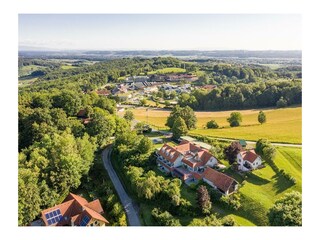 Luftbild Die Herberge nächstgelegene Pension