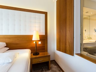 Blick ins Badezimmer